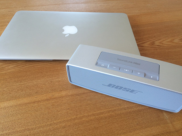 「Bose SoundLink Mini II」とMacBook Air