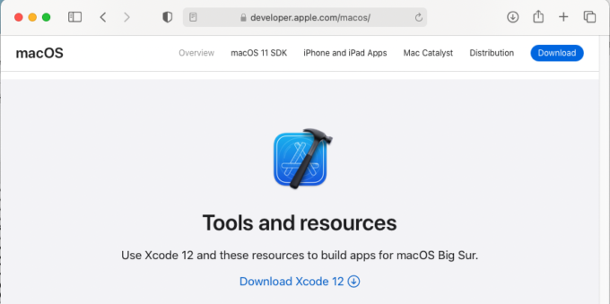download xcode 12